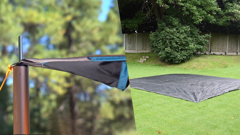 using tarp as tent footprint